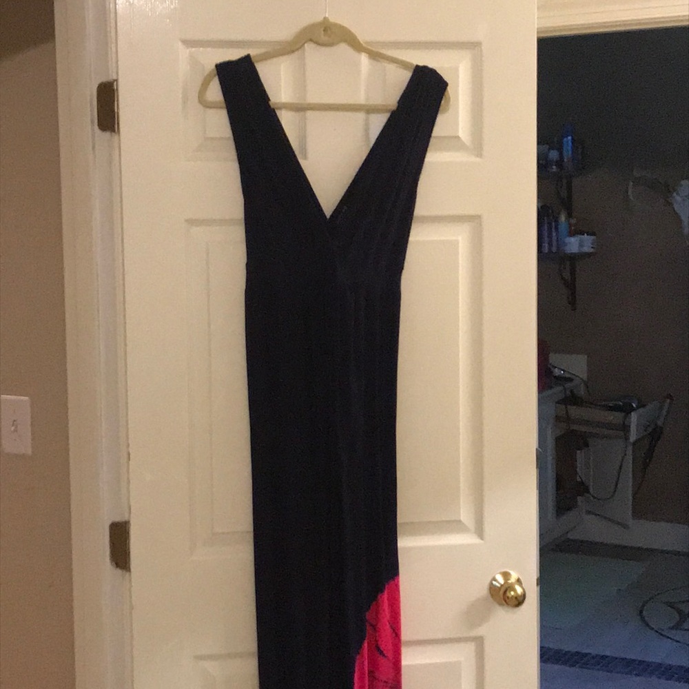 Navy blue Liz Claiborne maternity dress